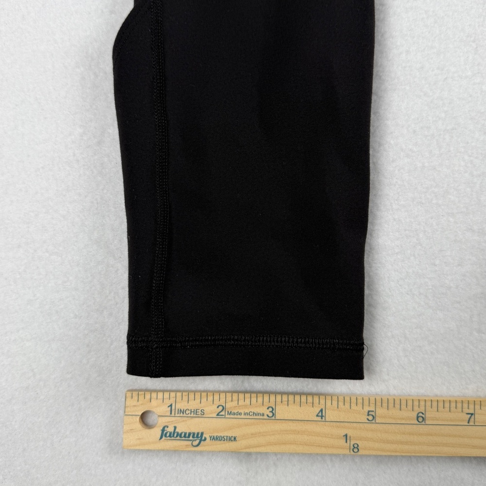 Lululemon‎ Women's Wunder Under Roll Down Pants Black Yoga Dance Size 6 - Picture 7 of 10